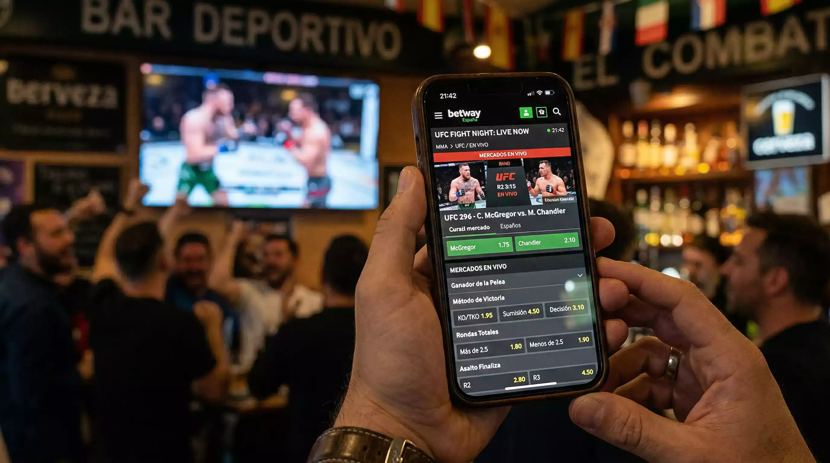 bet365 para apuestas UFC en Espana